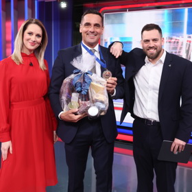 Matěj Rychlý se svými kolegy.