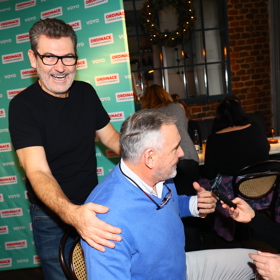 Radim Fiala s Janem Čenským měli na narozeninovém brunchi Ordinace skvělou náladu.