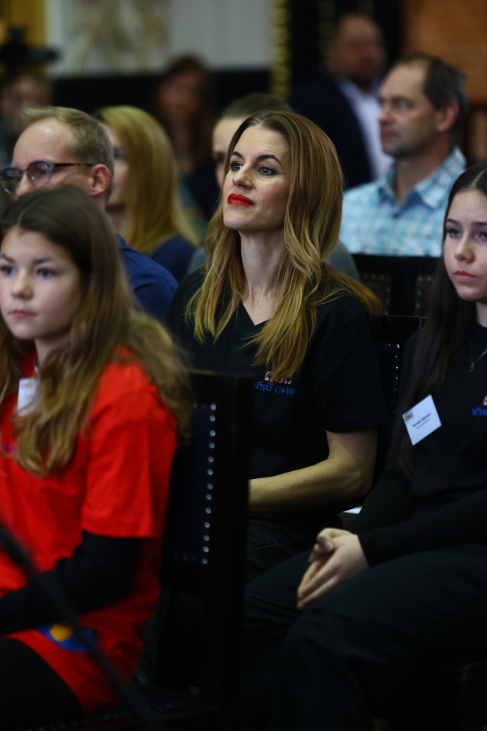 Lucie Křížková po dlouhé době ve společnosti.