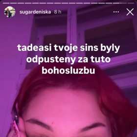 Sugar Denny se vyjádřila na svém Instagramu.