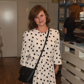 Kristýna Badinková Nováková ve společnosti.