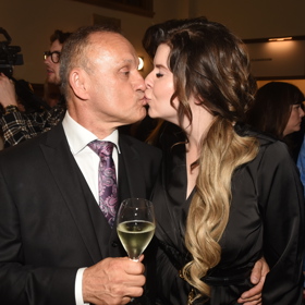 Karel Zaňák s manželkou Adélou.