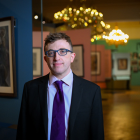 Pravnuk slavného malíře Alfonse Muchy je výkonným ředitelem Nadace Mucha, která pečuje o jeho odkaz.