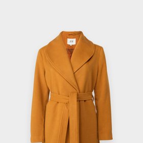 Zavinovací plášť s vázačkou a šálovým límcem, JDY, 1 428 Kč