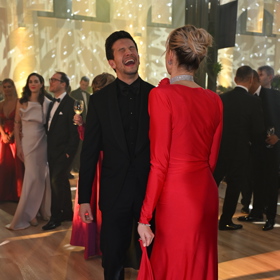 Jan Solfronk na parketu se Sabinou. 