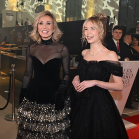 Tereza Pergnerová s sebou vzala krásnou dceru Natálii. 