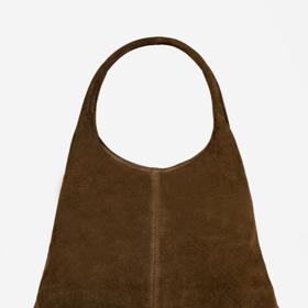 Kabelka na rameno z broušené kůže, Loro Oro, 3 799 kč