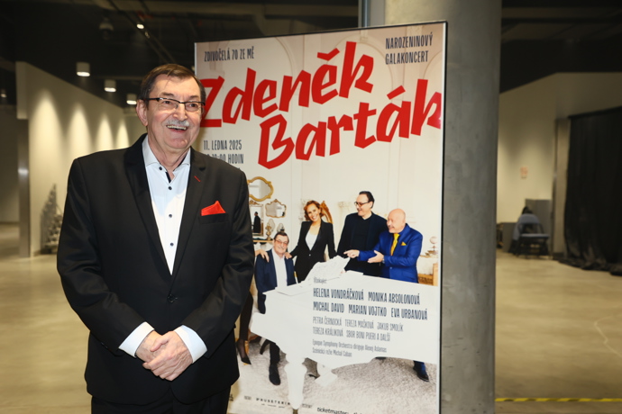 V pražském O2 universum se uskutečnil velkolepý koncert u příležitosti sedmdesátin hudebníka Zdeňka Bartáka.