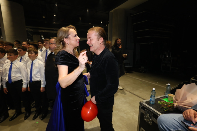 Martina Kociánová se vřele loučila s kolegou Pavlem Šporclem.