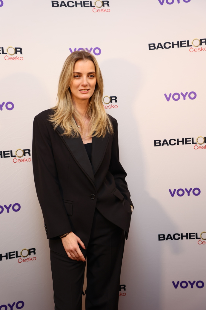 Denisa Dvořáková na finále Bachelora.