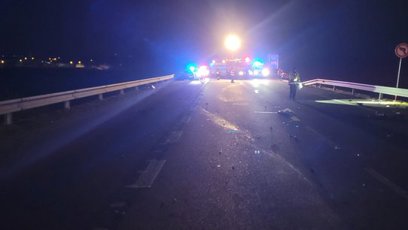 FOTO: Nehoda aut u Opavy.