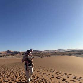 Salákovi na dovolené v Africe. 