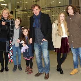 Herecký manželský pár zvládl vychovat čtyři děti - na archivním snímku vpravo syn Lucián se svou tehdejší přítelkyní. 