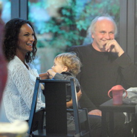 Michael Kocáb a Lejla Abbasová tvořili harmonický pár.