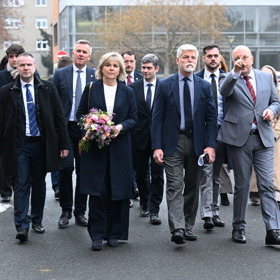 Prezident republiky Petr Pavel a paní Eva Pavlová navštívili Jihomoravský kraj.