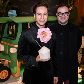 Milan Peroutka se svým partnerem.