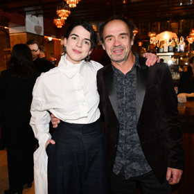 Petr Forman s dcerou Antonií.