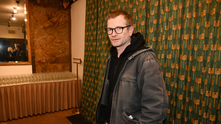 Matěj Hádek na premiéře filmu Tichá pošta.