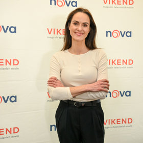 Renáta Czadernová na akci TV Nova.
