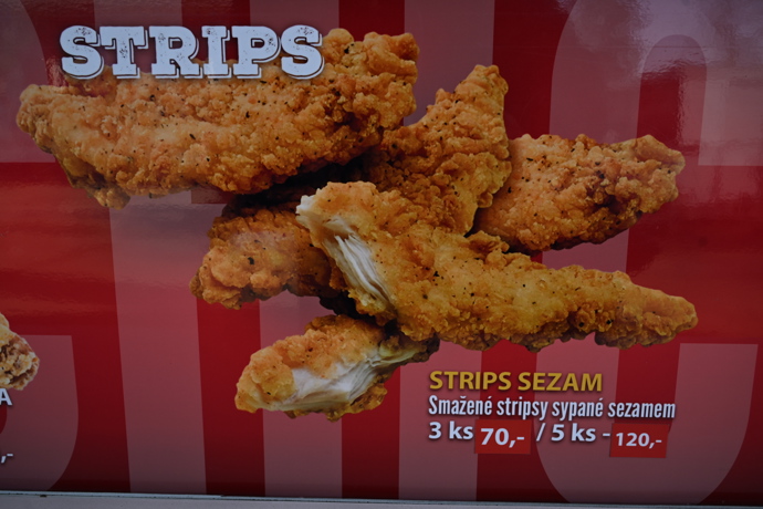 Cena za stripsy.