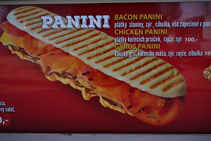 Cena za panini.