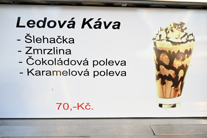 Ceny za občerstvení.