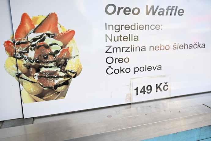 Ceny za občerstvení.