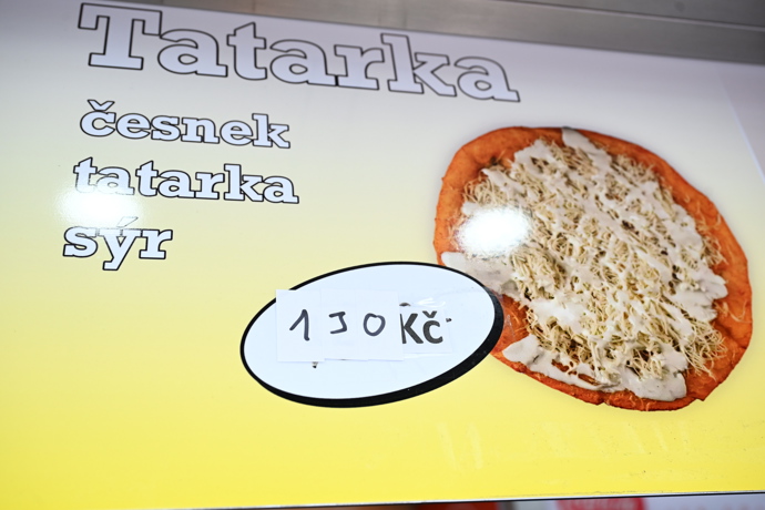 Cena za langoš.
