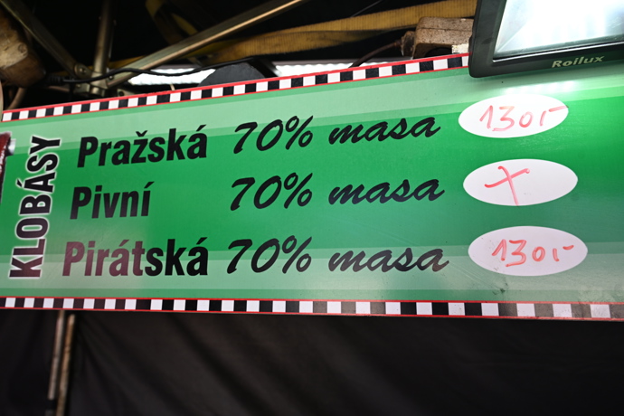 Ceny klobás.