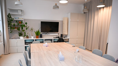 FOTO: Centrum PORT disponuje i konferenční místností.