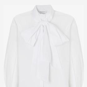 Bílá halenka s širokým vázacím prvkem, Tatuum, 2 379 Kč