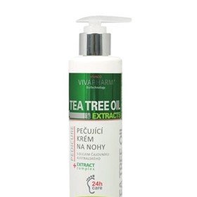Tea Tree Oil pečující krém na nohy, VIVAPHARM, 89 Kč