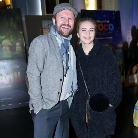 Karel Zima s dcerou Agátou.