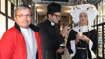 FOTO: Kněz Romuald Štěpán Rob, Ondřej Brzobohatý a Taťána Kuchařová