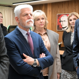 Prezidentský pár v Plzeňském kraji.