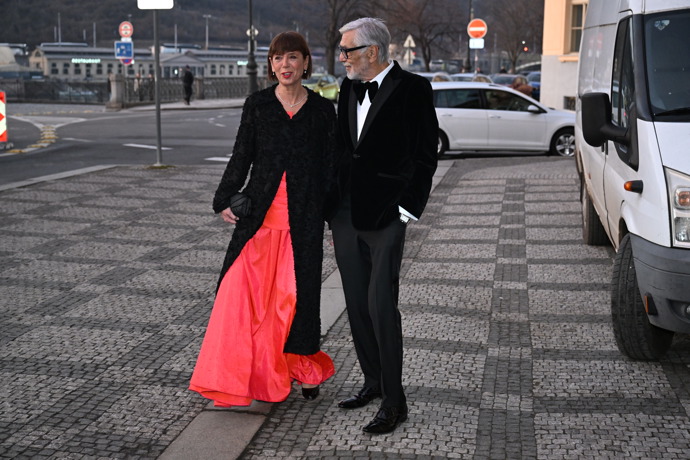 Jiří Bartoška a Andrea Bartošková nemohli na Lvech chybět ani letos. 