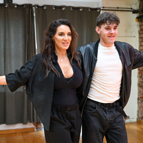 Lucie Šlégrová během tancování. 