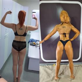 Je vidět, že Iva Pazderková na sobě pořádně zapracovala. 