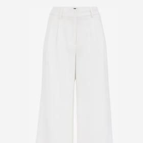 Kalhoty s širokými nohavicemi a vysokým pasem, We Fashion, 1829 Kč