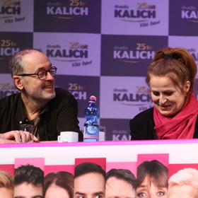 Josef Polášek a Eva Leinweberová.