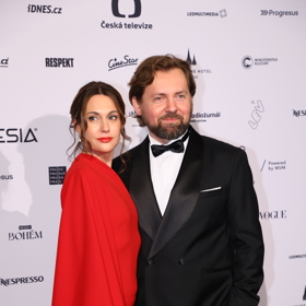 Petr Lněnička se svou partnerkou.