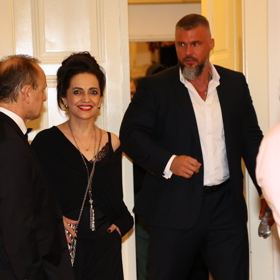 Lucie Bílá se svým partnerem Radkem Filipim.