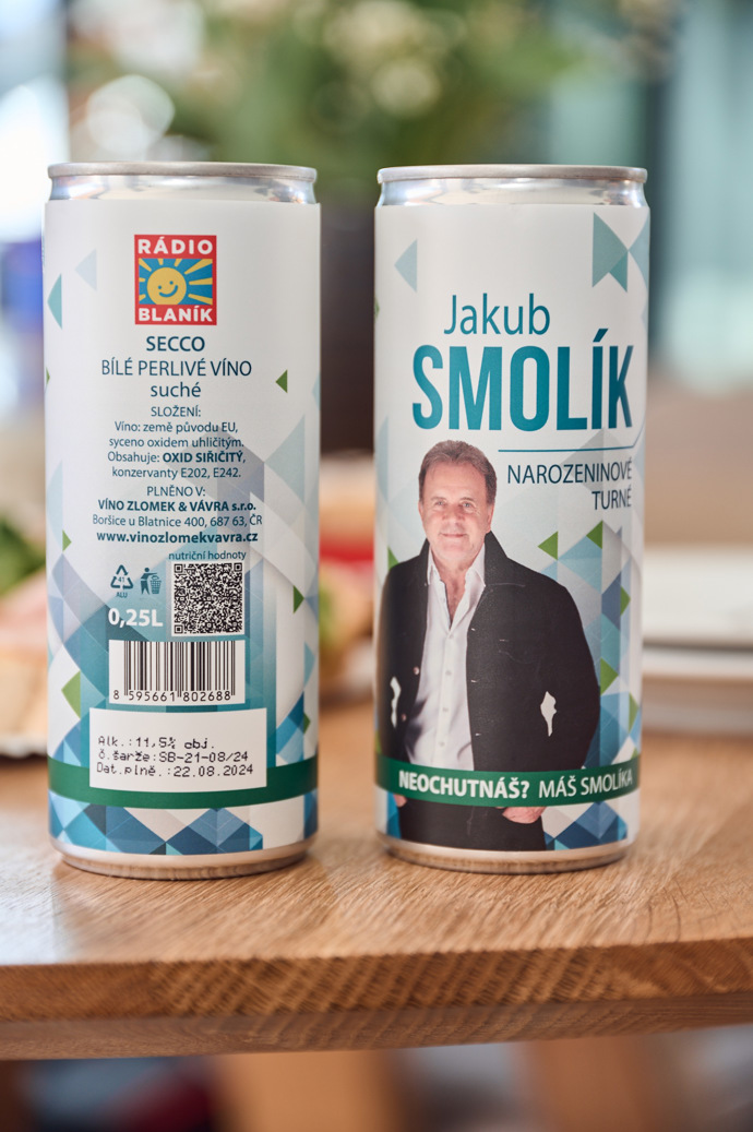 Narozeninové prosecco Jakuba Smolíka
