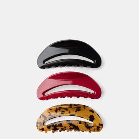 Balení 3 sponek do vlasů s efektem želvoviny, Bershka, 299 Kč