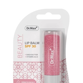 Balzám na rty  SPF 30 s UVA a UVB ochranou, Dr. Max, 59 Kč
