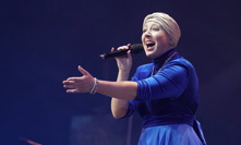 Anička Slováčková vždy na jevišti září.