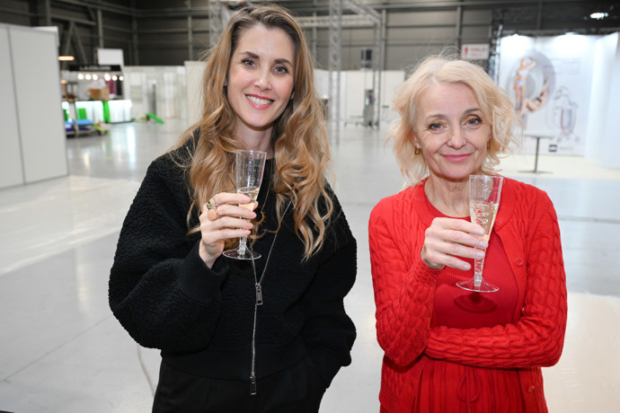 Jana Bernášková a Veronika Žilková si akci užívaly.