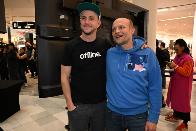 Jakub Štáfek s kolegou Jiřím Ployharem.