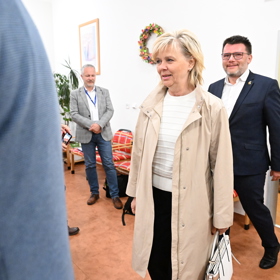 Petr Pavel a Eva Pavlová na návštěvě Trutnova.