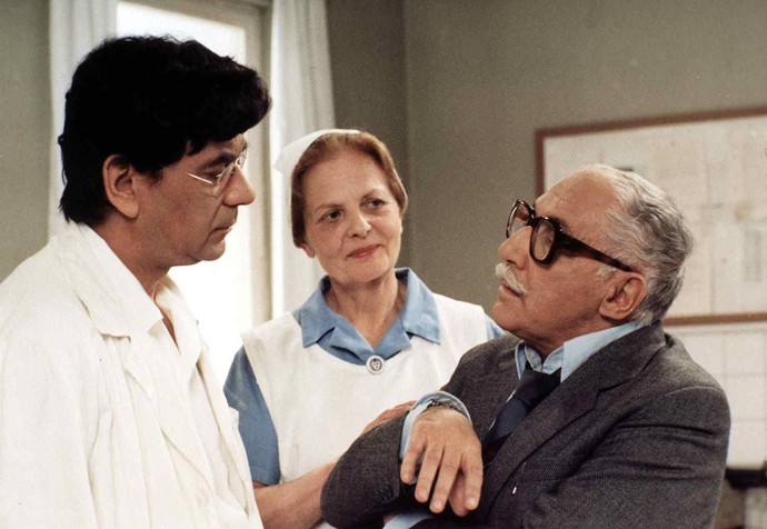 Petr Čepek s hereckou legendou Milošem Kopeckým.